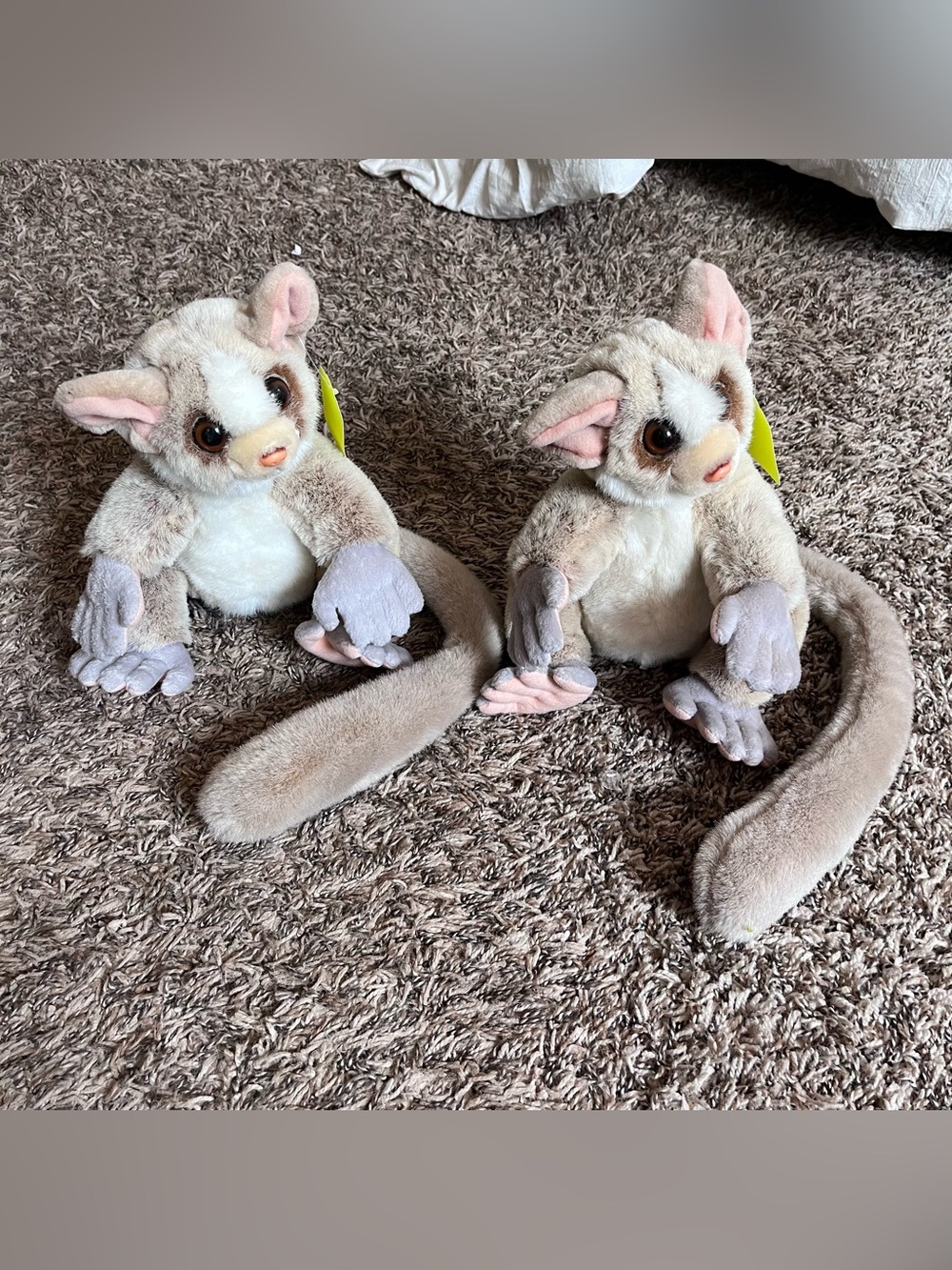 Toys R Us Animal Alley Lemurs Kinkajou Sugar Glider Stuffed Plush Toy Long Tail